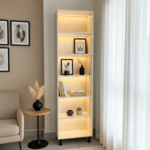 Exhibidor con luz LED